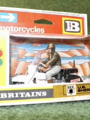 Britains Motorcycles US Sheriff 9692