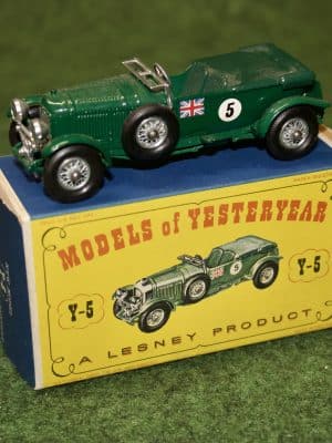 Lesney Models Of YesterYear 1929 4.5 Litre Blower Bentley Y-5