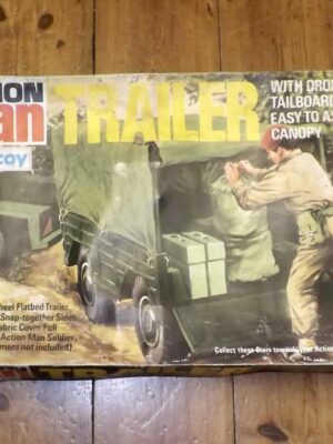 Vintage Action Man Trailer With Instructions