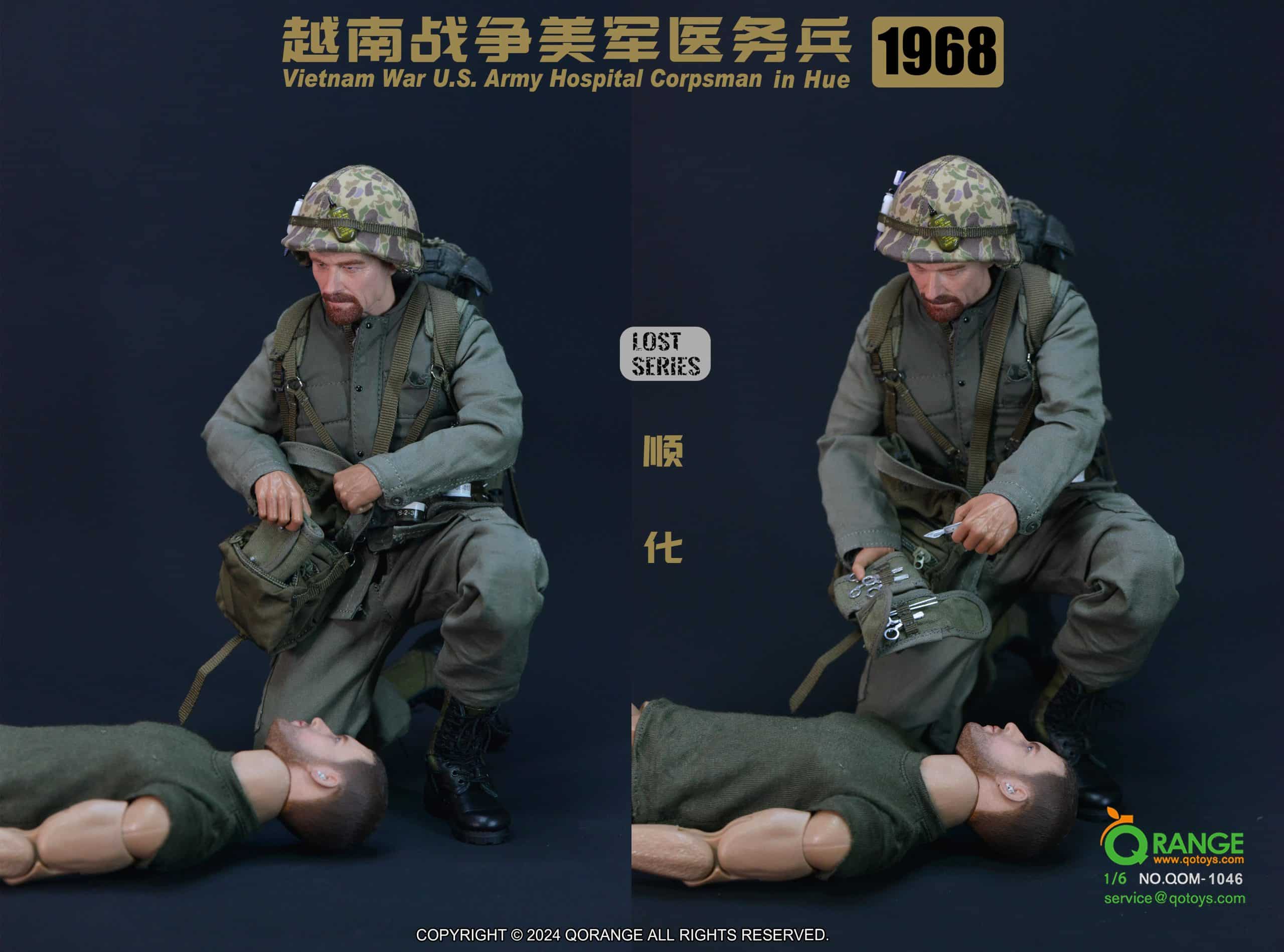 QORANGE QOTOYS QOM-1035 1/6 Vietnam War 101st Airborne