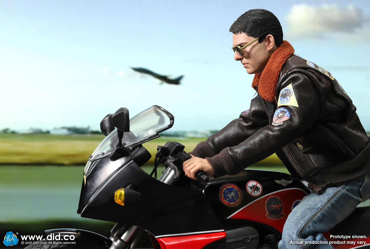 Figurine DID Corp 1/6 – Lieutenant Pete 'Maverick' Top Gun (MA80181) – 30,5 Cm, PVC/tissu
