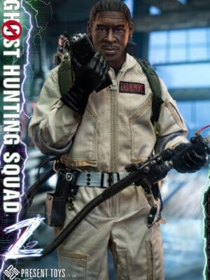 *ETA Nov 2025* 1/6 Scale TV And Film Present Toys Ghost Hunting Squad Zeddemore Ghostbusters PT-SP58