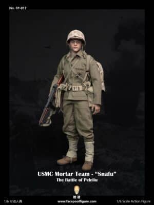 *ETA Nov 2025* 1/6 Scale Facepool WWII US USMC Mortar Team Snafu Merriell FP017A Regular Version