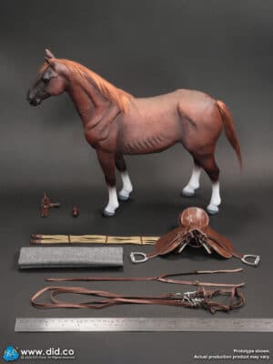 *Coming Soon* 1/6 Scale Dragon In Dreams DID WWII German Brown War Horse Standing E60084