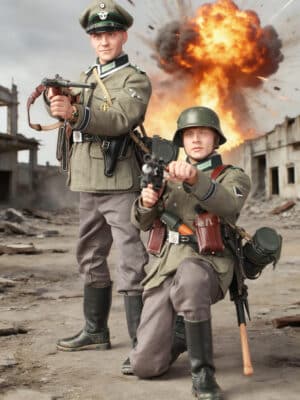 *Coming Soon*1/6 Scale Dragon In Dreams DID WWII German Friedrich D80191 And Fogel D80192 SS Polizei-Division