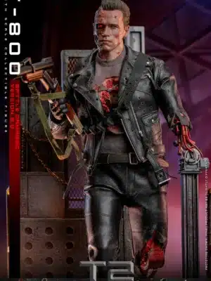 1/6 Scale Hot Toys T-800 Terminator Battle Damaged Version 2.0 HT913791 DX46