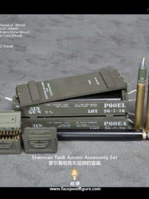 1/6 Scale Facepool WWII US Ammo Accessory Set for 2nd Armored Division Loader FPAC002