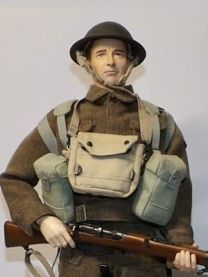 1/6 Scale Loose As Pictured Custom WWII British Soldier For DID Dragon Figures R268