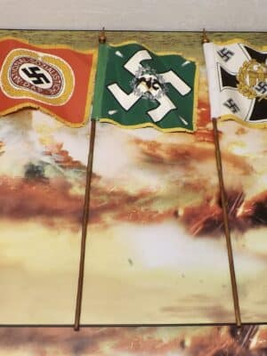 1/6 Scale Loose As Pictured WWII German Flags Made From Rigid Material G836