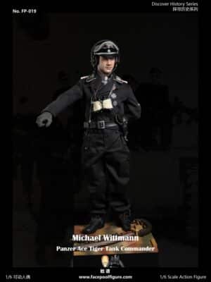 1/6 Scale Facepool Discover History WWII German Ace Tank Commander Wittmann FP019A Normal ver