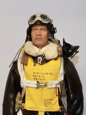 1/6 Scale Loose As Pictured Custom WWII US Pilot / Air Crew For DID Dragon Figures R339