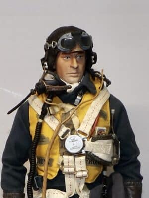 1/6 Scale Loose As Pictured Custom WWII British Pilot / Air Crew For DID Dragon Figures R348