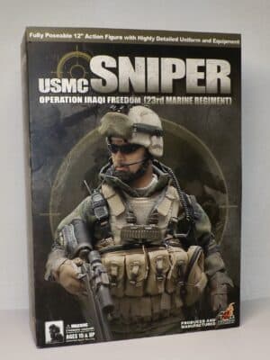 1/6 Scale Hot Toys USMC Sniper Operation Iraqi Freedom 23rd Marine Regiment