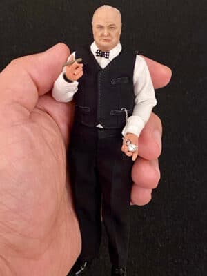 1/12 Scale 6 Inch Palm Hero Series WW II British Winston Churchill Prime Minister of the United Kingdom XK80002