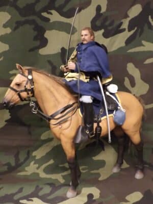 1/6 Scale Loose As Pictured Custom US Civil War US Horse And Rider For DID Dragon In Dreams Figures KC