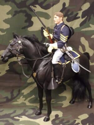 1/6 Scale Loose As Pictured Custom US Civil War US Horse And Rider For DID Dragon In Dreams Figures SB