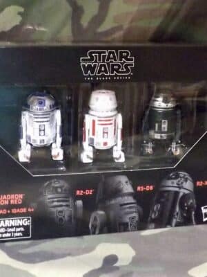 Star Wars Black Series 6 Inch Action Figure Astromech Droids R2-D2 R5-D8 R2-X2