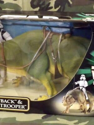 Star Wars The Power Of The Force 12" Dewback And Sandtrooper