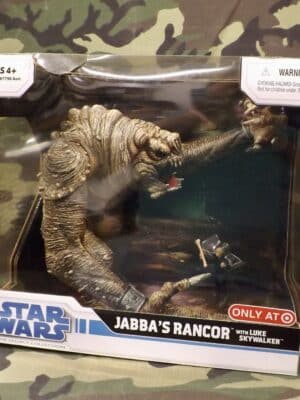Star Wars Legacy Collection Jabba's Rancor With Luke Skywalker DB