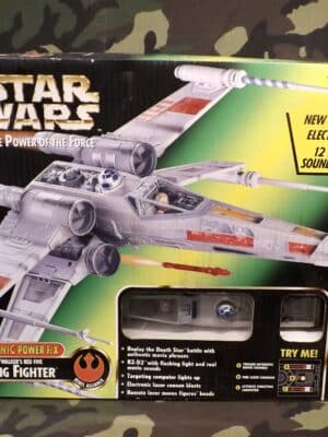 Star Wars The Power Of The Force Luke Skywalker's Red Five X-Wing Fighter