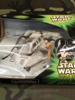 Star Wars Power Of The Jedi Luke Skywalker's Snowspeeder Includes Dack Ralter Figure